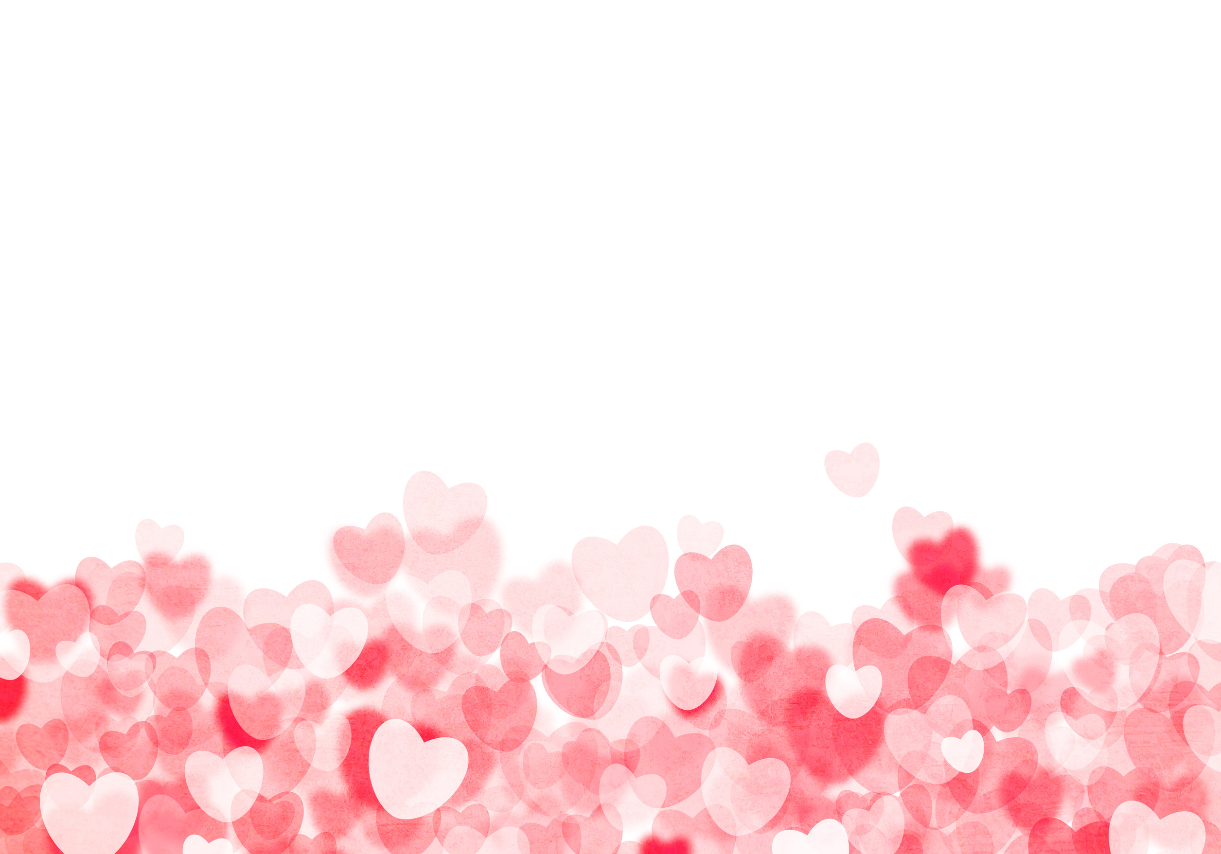 Valentine's day red hearts background